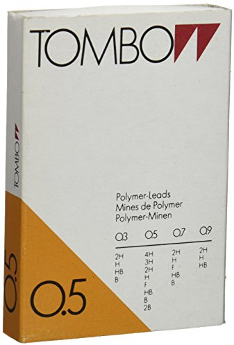 Tombow ex-05p-4h – Box 12 Tuben mit 12 Minen, 0.5 mm