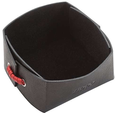 Zippo Vide-poche en cuir – Rangement élégant pour clés, argent et accessoires – Organiseur pour la maison ou le bureau
