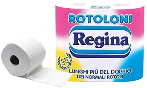 10 PACKUNGEN MIT 4 ROTOLONI REGINA PAPIER TOILETTE 2-LAGEN-