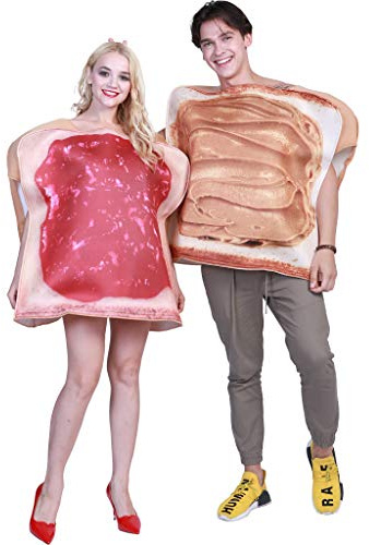 EraSpooky Coppie Burro di arachidi Gelatina Costumes