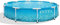 Intex 28206EH 3 m x 76,2 cm, rostbeständiger Stahl-Metallrahmen, für den Außenbereich, Hinterhof, oberirdisch, runder Strand, Schwimmbad mit verstärkten Seitenwänden