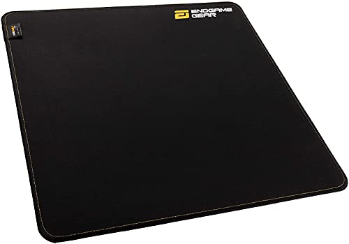 ENDGAME GEAR MPX 390 Rutschfestes Gaming-Mauspad - L - Kombination aus Silikon und Cordura - GröÃŸe : 390x390x3mm - Ergibt Ausgezeichnete Gleiteigenschaften für alle Maustypen -Black/Yellow