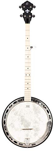 ORTEGA Raven Series Banjo 5 String Lefty - Funda para banjo, OBJE400TCO-L, color gris transparente