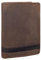 STILORD 'Matthis' Portafoglio Uomo Verticale Pelle Vintage Borsellino Blocco RFID Portamonete Porta Carte per Carta d'Identità EC Cuoio Autentico, Colore:marrone medio