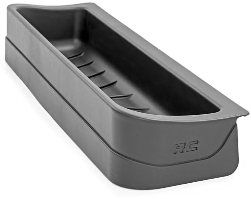 Rough Country Ford Custom-Fit Under Seat Storage for 15-23 Ford F-150 - RC09281A, Rear, Black