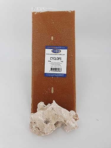 Frostfutter für Zierfische große 500g Tafel verschiedene Sorten Freie Auswahl (Cyclops, 500g Tafel)