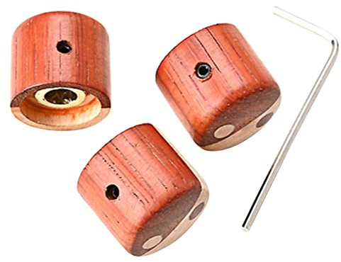 Toyvian 3stücke -gitarrenknöpfe Mit Messingring Lautstärke Und Tonregler Gitarre Bass Installieren Langlebig Und
