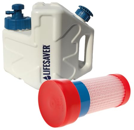 LifeSaver® Cube | Ersatz Filterkartusche für Wasserfilter Kanister Pumpe | Filtert 99,9999% aller Bakterien | Wasseraufbereitung Trinkwasser Camping bis zu 5.000 Liter | Tragbarer Wasserentkeimer