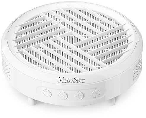 MelodySusie HPro - Colector de polvo para uñas, ventilador de vacío compacto para principiantes con filtro reutilizable, potente máquina de succión de polvo, herramienta de manicura y pedicura para