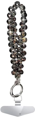 GlamRays Pearl Phone Wrist Strap, Phone Lanyard Chain, Sparkling Bracelet