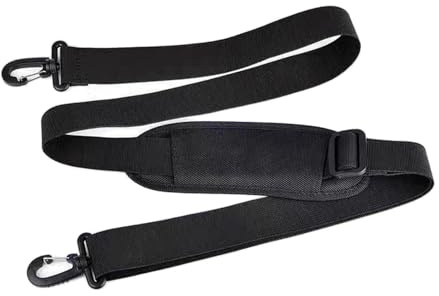 HLMYER Bag Straps,Adjustable Shoulder Straps for Bags,63 Inch Replacement Handbag Strap With Thick Padded,Universal Cross Body Bag Strap for Messenger,Laptop Cases,Sports Bags,Backpack(Black)