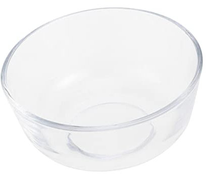 GRIRIW 1pezzi Ciotola Trasparente Per Insalata Frutta e Dessert Ciotola Elegante e Per Eventi e Uso Quotidiano