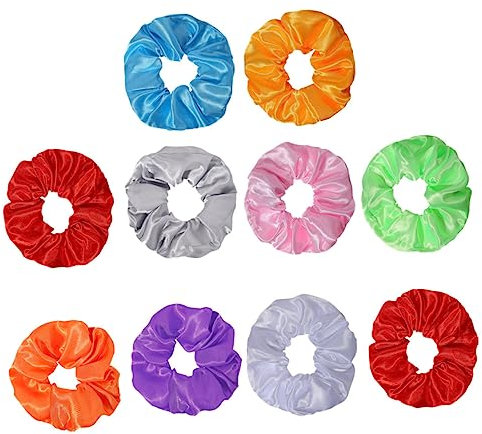 Vaguelly 10stücke Leuchtende Haargummis Glühende Haarbänder Für Festivals Und Partys Dekorative Haaraccessoires Zufälligen Farben Und Für Mädchen