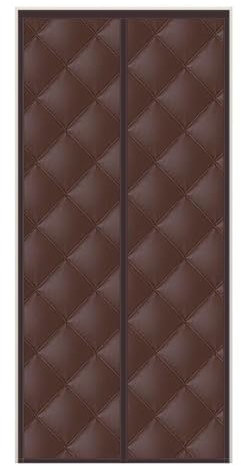 Magnetic Insulated Thermal Door Curtain for Soundproofing and Blackout 90x220cm Oxford Garage Door Cover