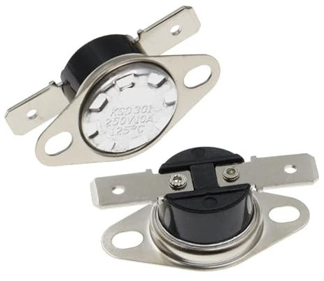 Schließer 10A250V 40-135 Grad KSD-301 Temperaturschalter Thermostat Sensor 50 60 65 70 75 80 90 100 30 Stücke(90 Degree)