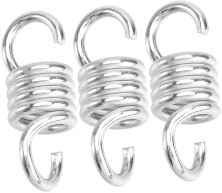 BESPORTBLE 3 pezzi Molle per Dondolo Resistente per Amache e Sedie Sospese Primavera per ed Esterno Installazione Facile e Sicura