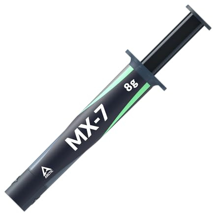ARCTIC MX-7 (8 g) - Ultimate Performance Thermal Paste for CPUs, Consoles, Graphics Cards, Laptops, Processors, Very High Thermal Conductivity, Long Durability, Non-Conductive, Non-Capacitive