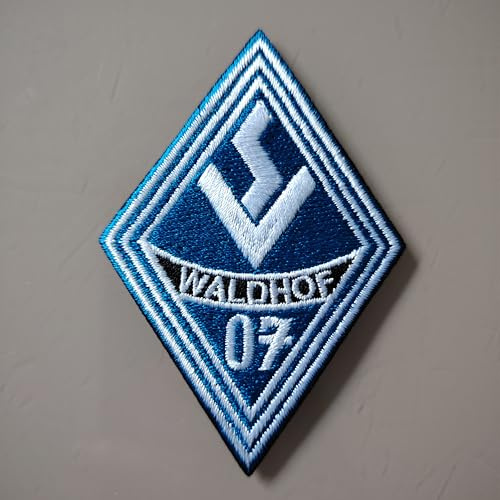 2stk SV Waldhof Mannheim Aufnäher Patch Football Fussball Soccer Club Iron on bügelbild aufbügler Badge Team logo