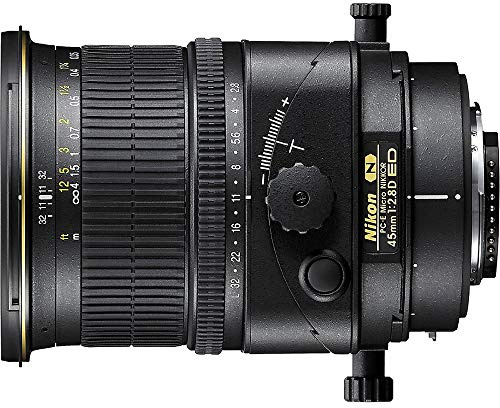 Nikon PC-E FX Micro NIKKOR 45mm f/2.8D ED Fixed Zoom Lens for Nikon DSLR Cameras