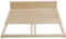 TUGA - Holztech Rollrost und Auflagerrahmen Lattenrost 140 x 200 cm 300kg Palettenbett Gästebett