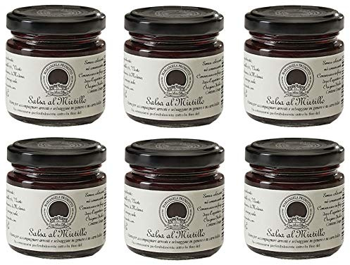 Azienda Agricola Prunotto Mariangela - 6 vasetti Salsa al Mirtillo 110 gr (6x110g)