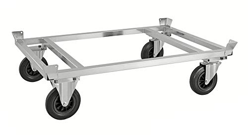 Paletten-Fahrgestell Palettenwagen, niedrig, LxBxH 1.244 x 844 x 355 mm, Tragkraft: 800 kg, verzinkt