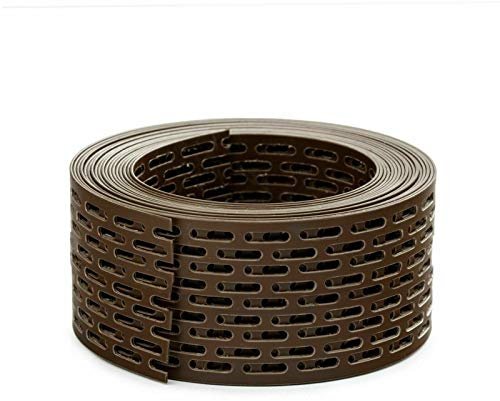 DQ-PP TRAUFGITTER | 80 mm | ROLLE 10 x 5 m | BRAUN | Polypropylen | fågelskydd ventilationsband tak fågelskyddsgaller ventilationsgaller