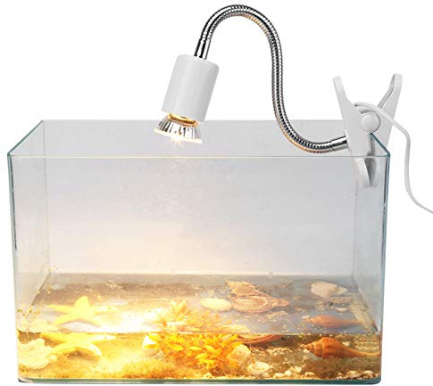 Meiyya Lampada Riscaldante 50W per Tartarughe e Rettili - Luce Acquario (Contiene solo lampadine)