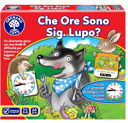 Orchard Toys Welche Stunden Bin ich Mr. Wolf