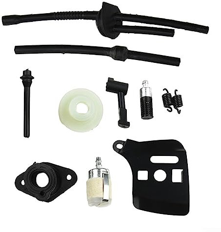 2500 25cc cinese motosega tubo olio combustibile ingranaggio a vite senza fine piastra barra collettore di aspirazione