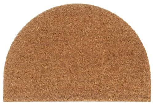 vidaXL Zerbino Naturale Mezzo Rotondo 60x90 cm Fibra di Cocco
