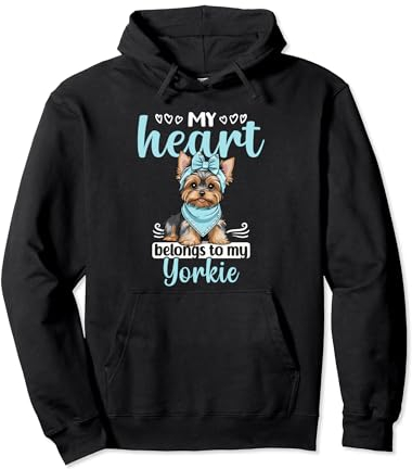 Teacup Yorkie Harness Plush Food Yorkshire Terrier Teacup Pullover Hoodie