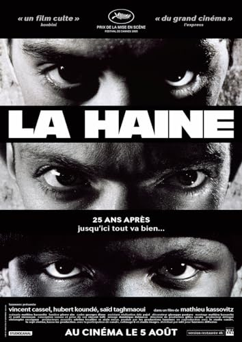 OMG Printing Póster de La Haine Kassovitz | Póster de película | A2-420 mm x 594 mm