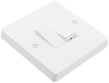 SKISUNO 13a Interruttore Elettrico Doppio Funzione Pannello Minimalista e Moderno Switch Decorativo Per Casa e Ufficio Facile Da Installare e Pratico Design Elegante Per Ogni