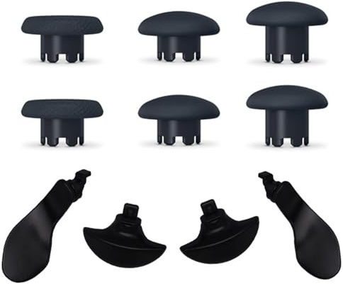 XBERSTAR Manettes de rechange pour Dualsense Edge - Accessoires pour PS5 - Noir