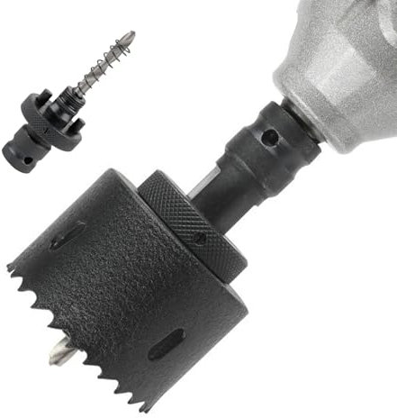 Attacco per corone di perforazione, corona per metallo, 13 mm, taglierina di precisione antiscivolo, durevole, inserto robusto per ceramica, tubi e cartongesso