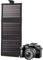Portable Solar Panel, plegable Charging Device Lightweight Design, Outdoor Solar Charger for Smartphones, Tablets, Laptops, Camping, Hiking, Emergencies Use, Black and Orange