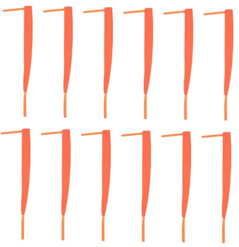 Amosfun 12pezzi Forma Cono Riflettenti Per Lavori Stradali Per Coni Stradali Arancioni Sicurezza Per Parcheggi e Edili