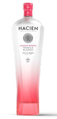 Hacien Summer Berries Tequila Blanco, Premium Tequila, 38% ABV, 70cl