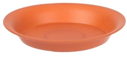 FZL02068LM Soucoupe Plateaux d'égouttage Ronds, soucoupes for Plantes, Plateau en Plastique for Jardin, décoration d'intérieur, 3 pièces Coupelle Pot de Fleur(Coffee,Grand)