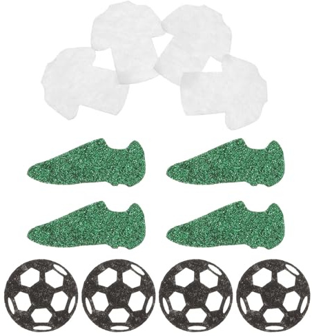 ELAYARD Confeti de Mesa Temática de Fútbol, 50 Piezas por Pack, Papelillos Decorativos Multicolor para Fiestas Deportivas, Centros de Mesa para Cumpleaños y Reuniones de