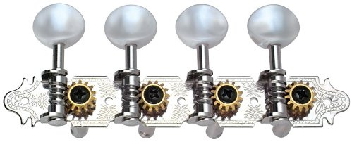 Golden Gate M-121 A-Model Mandolin Tuners - 2 Planks (4+4) - Nickel