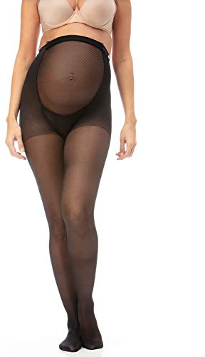 Relaxsan Basic 790 (Nero, 4/XL) collant gravidanza compressione graduata 70 Den
