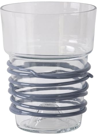 Prosperplast Pot à orchidée en verre Violet Diamètre 13 cm Hauteur 16,5 cm