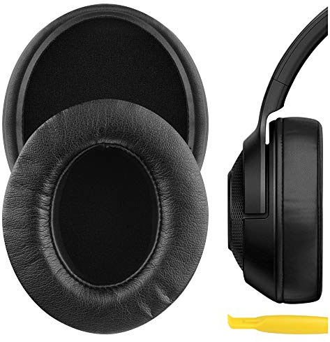 GEEKRIA QuickFit Protein - Cuscinetti auricolari in pelle per Razer Kraken X, Kraken X Ultralight, Kraken X Lite Cuffie di ricambio per auricolari/cuscinetti auricolari/padiglioni auricolari (nero)