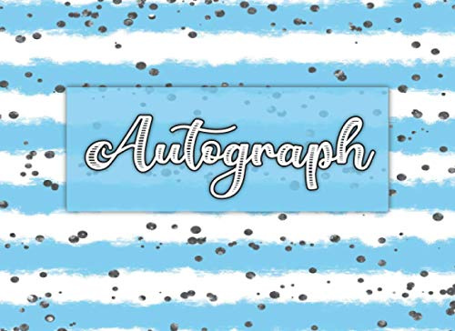 Autograph: Memorabilia Album Gift, Keepsake Memory Book