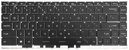 fqparts Replacement Laptop Tastatur für for MSI for Creator Z16 Schwarz Amerikanische Version