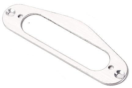 Vaguelly Pickup Ring mit Tl Stil für Metall Single Coil Tonabnehmer Schrauben Silberner Humbucker Montagering als Ersatzteil für Gitarren im Selbstgemacht Bereich