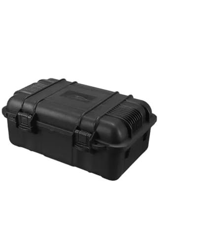 Ayztantine Fotokoffer Mit Schaum 6 Größen Schwarz Hartschale PP Tragetasche Tragbare wasserdichte schlagfeste stoßfeste Werkzeughalter Schwammbox(B 245x160x105mm)