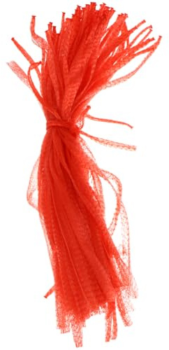 Cabilock 50pcs Reusable Fruit Nets Made of Breathable Pe Material Strong Enough for Loading and Unloading Fruit Vegetable Storage Bags for Home Shopping and Supermarket Packaging